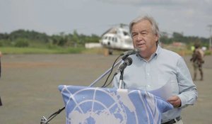 Antonio Guterres poursuit sa visite en RDC et arrive à Beni