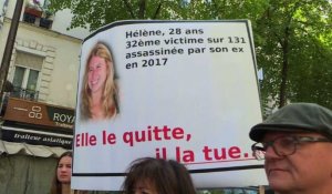 A Paris, défilé contre les féminicides avant le "Grenelle"