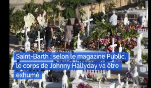Saint-Barth : selon le magazine Public, le corps de Johnny Hallyday va être exhumé