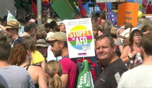 Allemagne: marche contre l'extrême droite à Dresde avant des élections clés