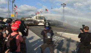Bayonne: face à face entre manifestants anti-G7 et policiers