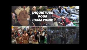 Face à l&#39;Amazonie en feu, l&#39;Amérique latine et l&#39;Europe défilent