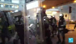 Contestation à Hong Kong : canon à eau et gaz lacrymogènes contre les manifestants