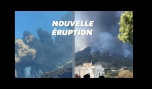 En Italie, le volcan Stromboli à nouveau en éruption
