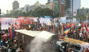 Manifestation à Buenos Aires contre le président Macri
