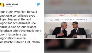 Renault renégocie son alliance avec Nissan pour s'unir avec Fiat