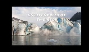 Ces kayakistes filment l&#39;effondrement d&#39;un glacier et frôlent la catastrophe