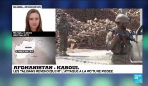 Les Talibans revendiquent l'attaque à la voiture piégée à Kaboul