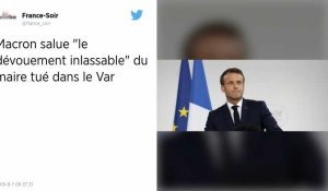 Emmanuel Macron salue « le dévouement inlassable » du maire tué dans le Var