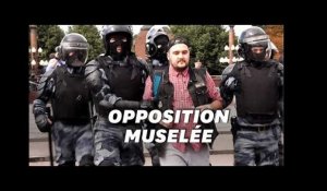 À Moscou, les images des arrestations en cascade de l&#39;opposition