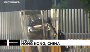 La bouteille d'eau, botte secrète des manifestants à Hong Kong