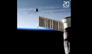 Le vaisseau Soyouz transportant le robot Fedor s'est arrimé à l'ISS