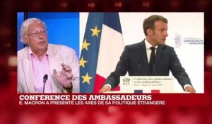 Conférence des ambassadeurs : Emmanuel Macron veut une "diplomatie plus ambitieuse"