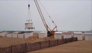 Déplacement des chalets de plage