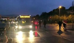 Marseille : mouvement social au dépôt RTM de La Rose, le trafic des bus au ralenti