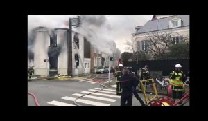 Incendie à Angers