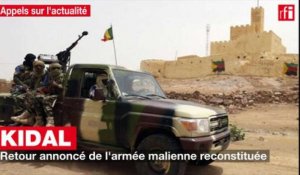 Kidal : retour annoncé de l'armée malienne reconstituée