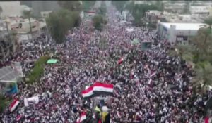 Irak: foule à Bagdad pour réclamer le départ des troupes américaines