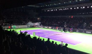  Une centaine de manifestants envahissent l'Open de tennis de Rennes