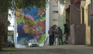 Une cité stigmatisée de Lisbonne, transformée par le street art