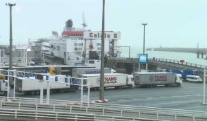 Le port de Calais à quelques heures du Brexit