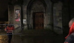 Arras : le beffroi et une église touchés par la tempête Ciara