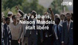 Il y a 30 ans, Nelson Mandela, icône mondiale de la lutte anti-apartheid, était libéré