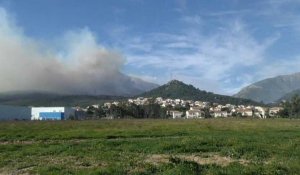 La Corse face à la tempête et aux flammes