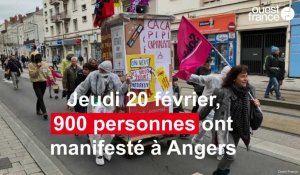 Manifestation contre la réforme des retraites Angers 20 février