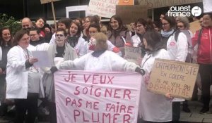 Rennes. Les professions para-médicales manifestent contre la réforme des retraites