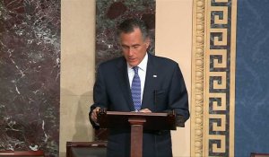 Le sénateur républicain Mitt Romney dit qu'il va voter pour condamner Trump