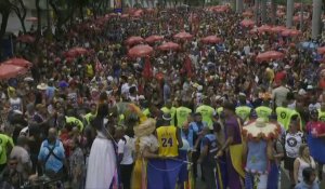 Brésil: coup d'envoi du carnaval de Rio de Janeiro