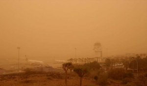 Une tempête de sable perturbe le trafic aérien à l'aéroport de Tenerife-Sud