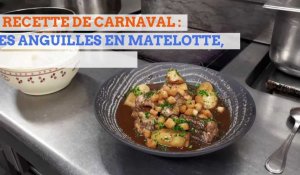 Dunkerque recette anguilles carnaval