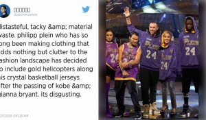 Philipp Plein s'attire la foudre des internautes pour un hommage de mauvais goût à Kobe Bryant