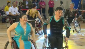 A Taïwan, une compétition de danse en fauteuil roulant