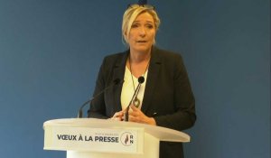 Retraites: Marine Le Pen "frappée par l'amateurisme du gouvernement"