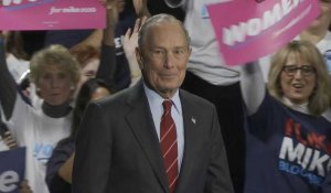 En campagne à New York, Bloomberg condamne les politiques de Trump envers les femmes