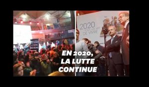 Les vœux du maire de Toulouse perturbés par des manifestants