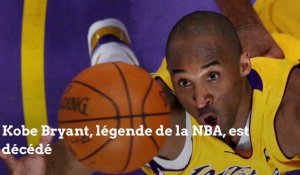 Kobe Bryant, légende de la NBA, est décédé