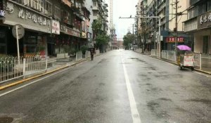 Virus en Chine : les rues désertes de Wuhan