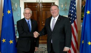 USA: Mike Pompeo s'entretient avec Josep Borrell à Washington