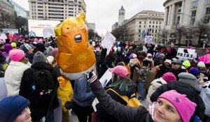 No Comment : un flash mob pendant la "Marche des femmes" de Washington