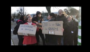 Grève de professeurs contre les nouvelles épreuves du bac