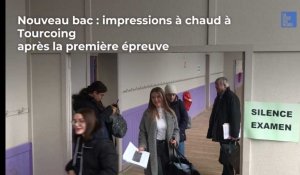 Nouveau bac : impressions des jeunes à la sortie des premières épreuves à Tourcoing