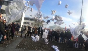 Caen. Les manipulateurs radio manifestent devant l'Agence régionale de santé