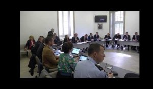 Coronavirus : réunion inter-services à préfecture d&#39;Ajaccio