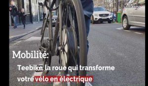 Mobilité: Teebike, la roue qui transforme votre vélo en électrique