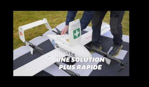 Des tests covid-19 transportés par drones en Écosse