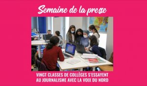 Semaine de la presse à l’école : vingt classes de collèges s’essayent au journalisme avec La Voix du Nord